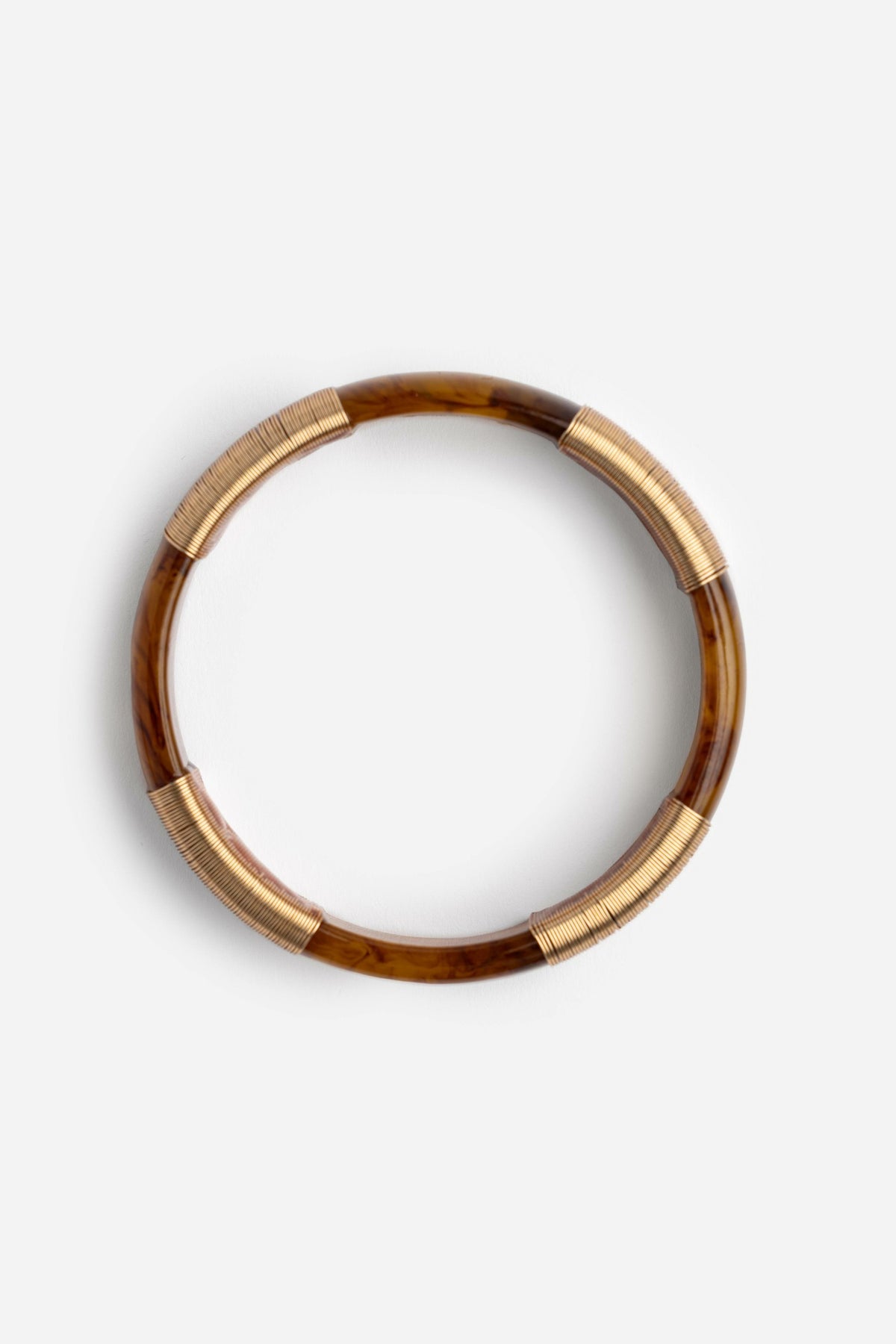 GOLD WIRE WRAP BRACELET