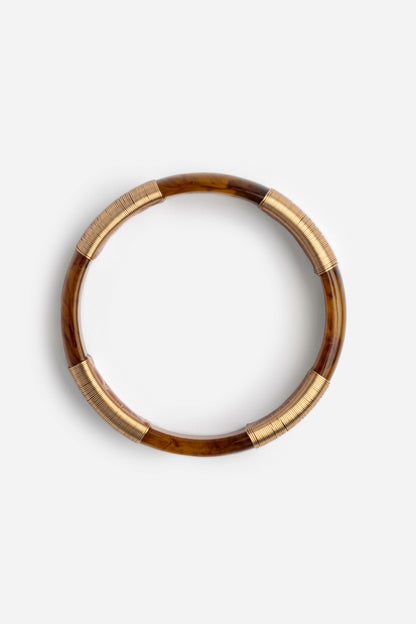 GOLD WIRE WRAP BRACELET