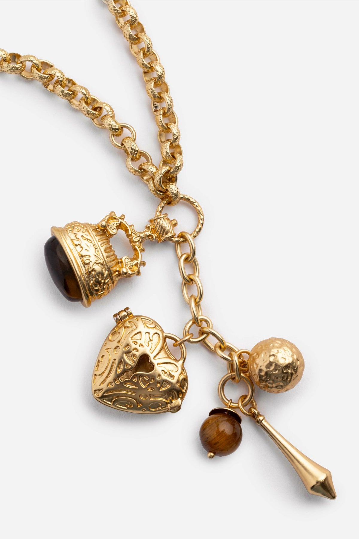 FIVE CHARM NECKLACE