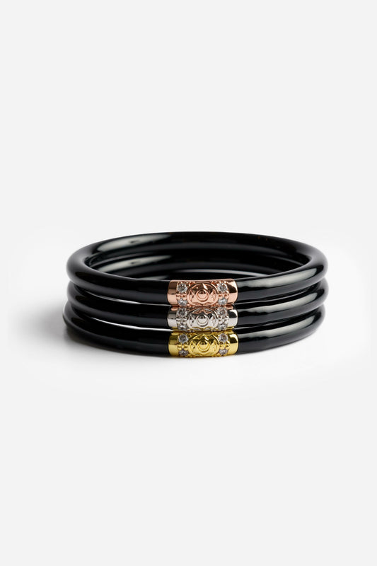 BuDhaGirl® BLACK BRACELET STACK