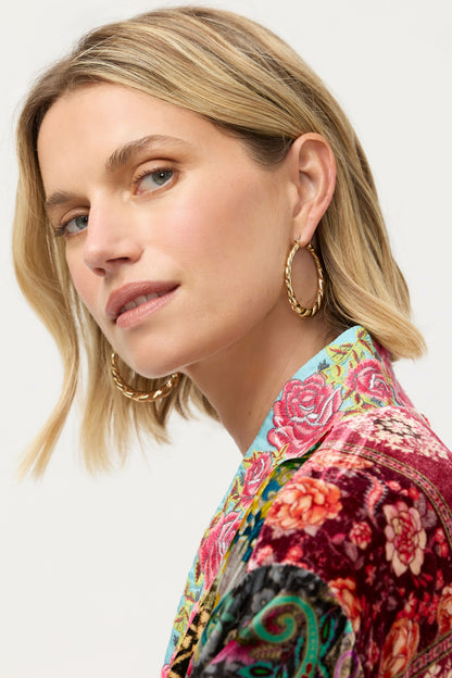 RIDGED ROPE HOOPS