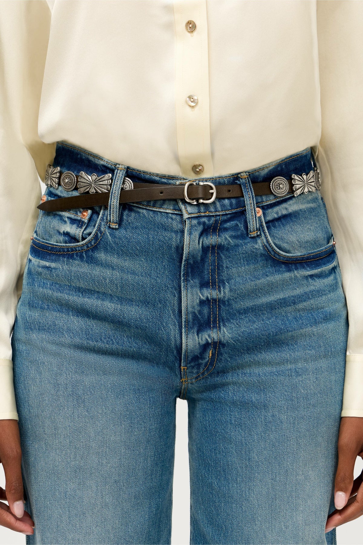 ARMATURA ITALIAN LEATHER CONCH BELT