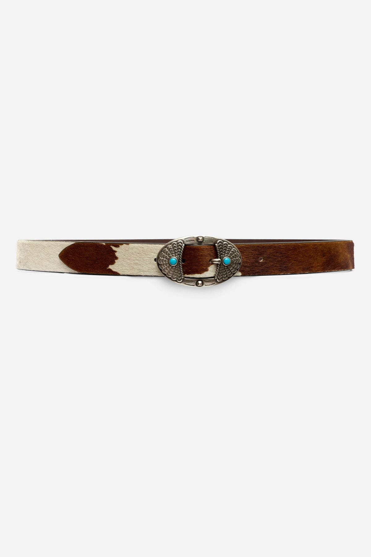 MACULATO ITALIAN CALF HAIR BELT