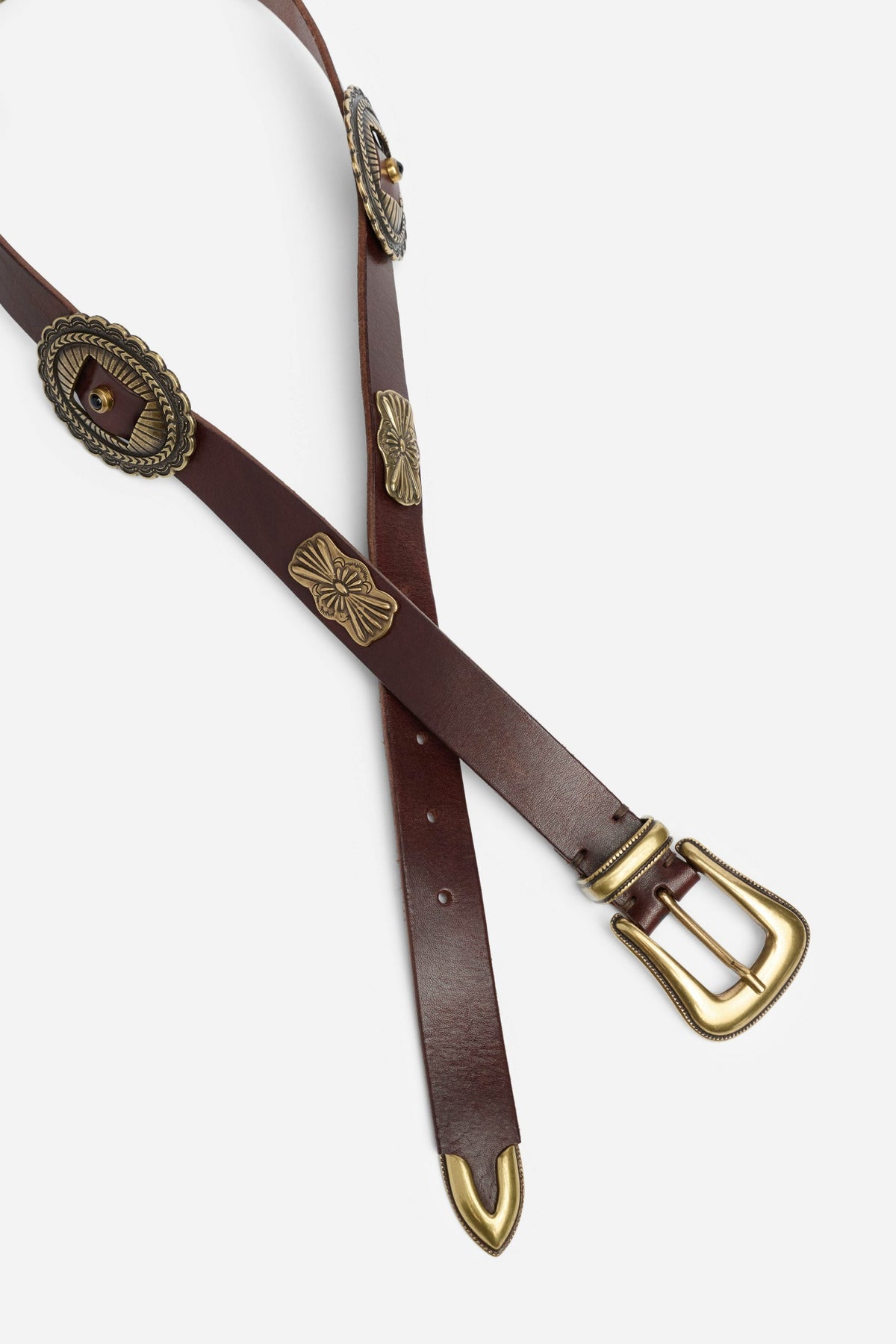 GUSCIO ITALIAN LEATHER CONCH BELT