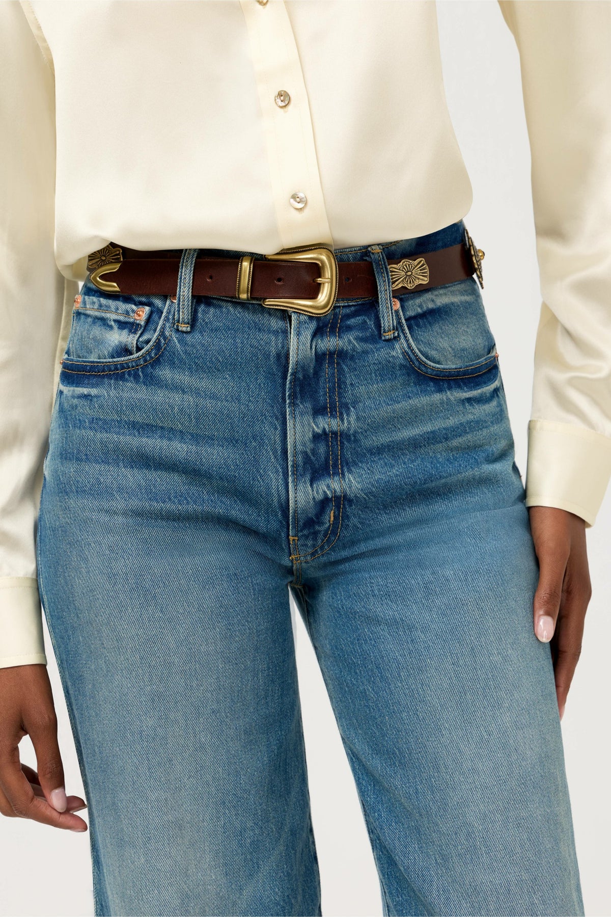 GUSCIO ITALIAN LEATHER CONCH BELT
