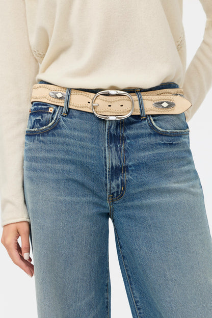 COLLINA ITALIAN LEATHER CONCH BELT