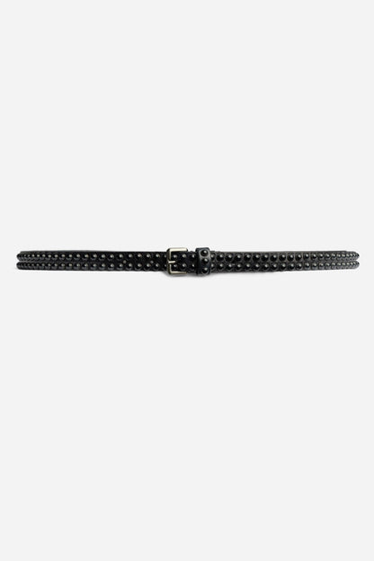 DELICATO ITALIAN LEATHER STUDDED BELT