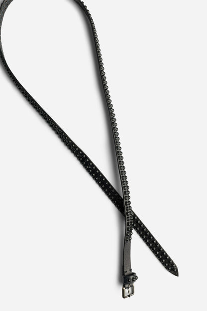 DELICATO ITALIAN LEATHER STUDDED BELT