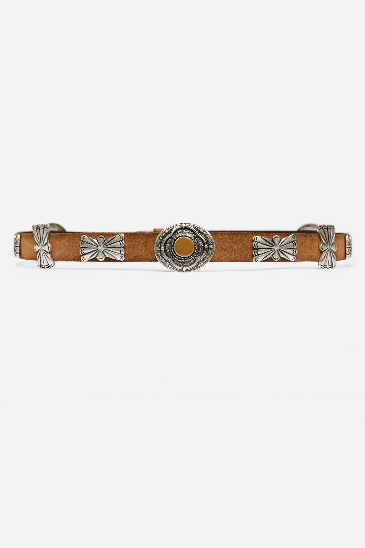 SPILLA ITALIAN SUEDE CONCH BELT