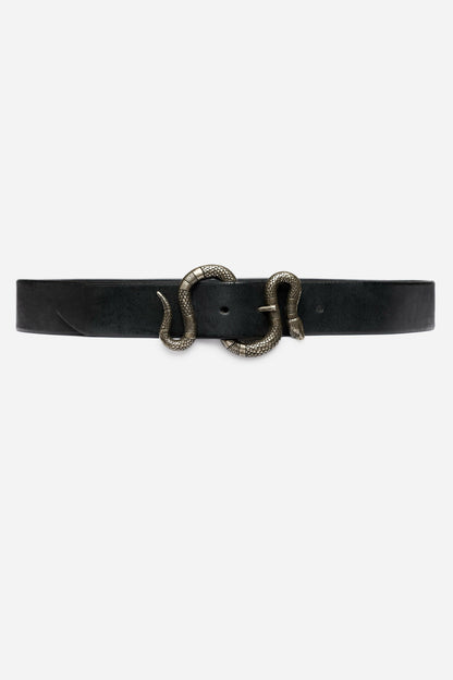 SERPENTINE ITALIAN LEATHER BELT