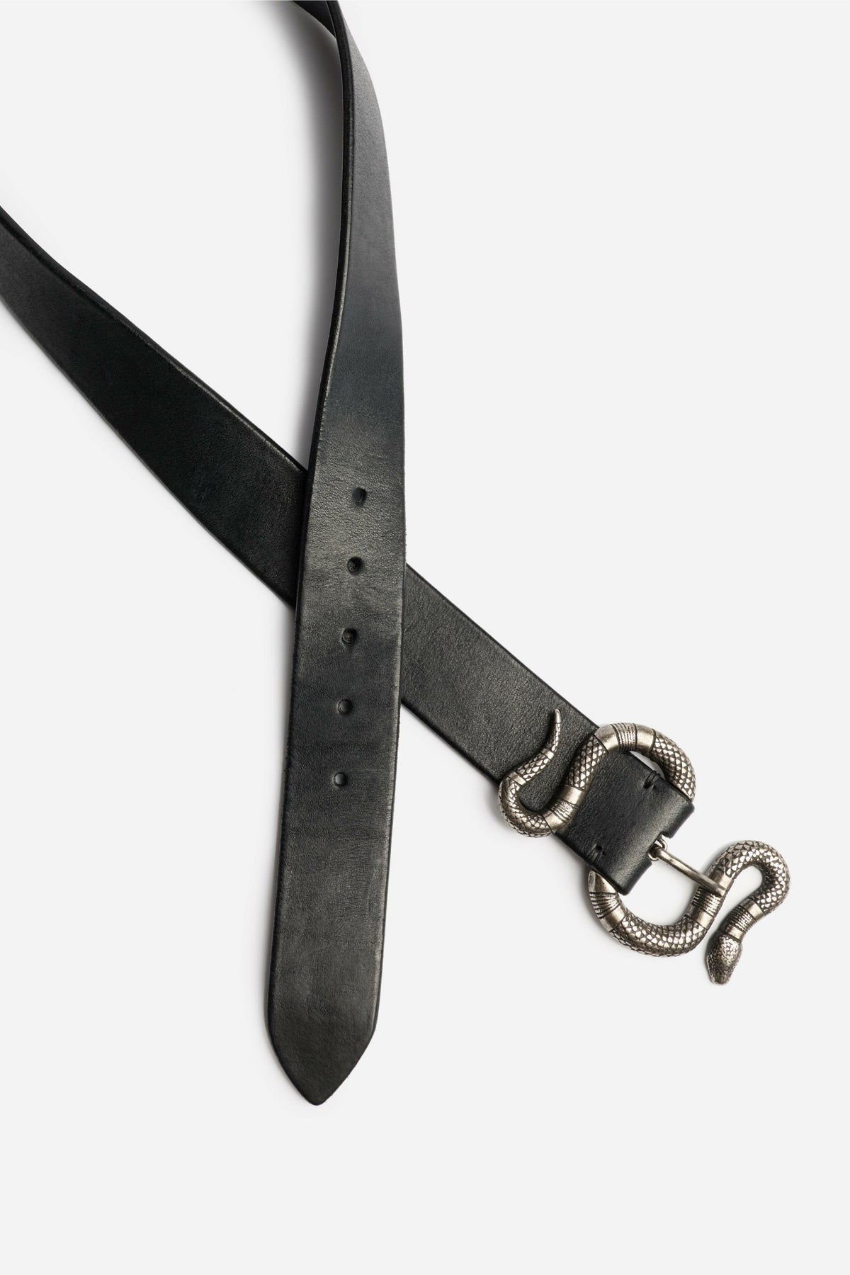 SERPENTINE ITALIAN LEATHER BELT