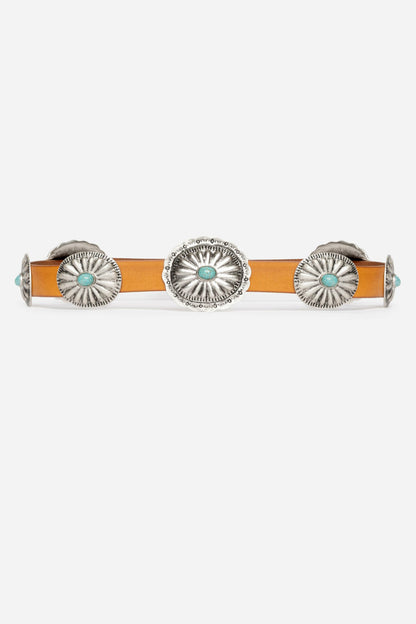 PETALO ITALIAN LEATHER CONCH BELT
