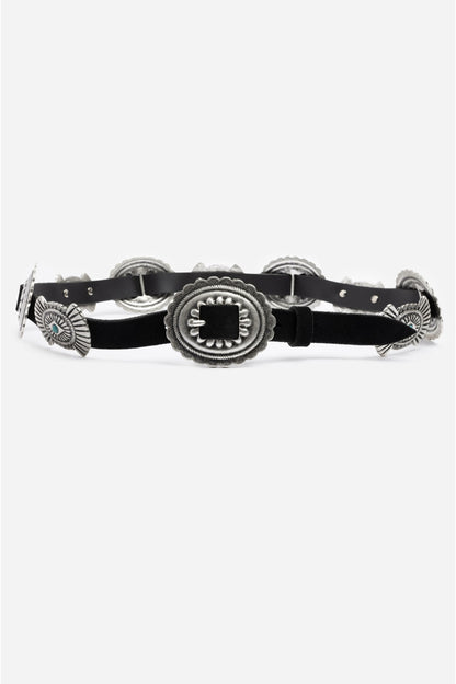 Sole Italian Leather Conch Belt