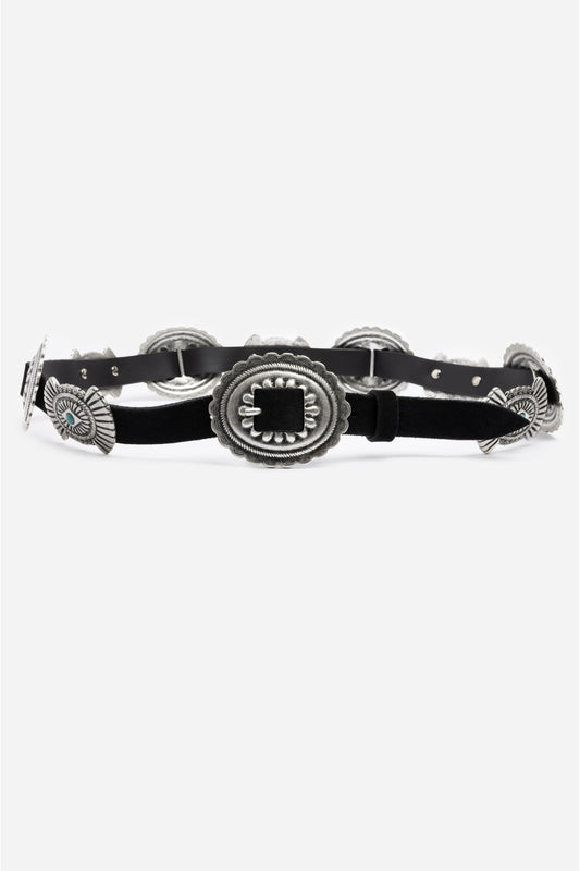 Sole Italian Leather Conch Belt