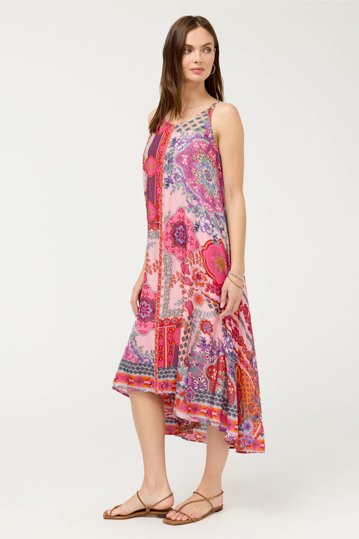 DORNAZ SCOOP NECK DRESS