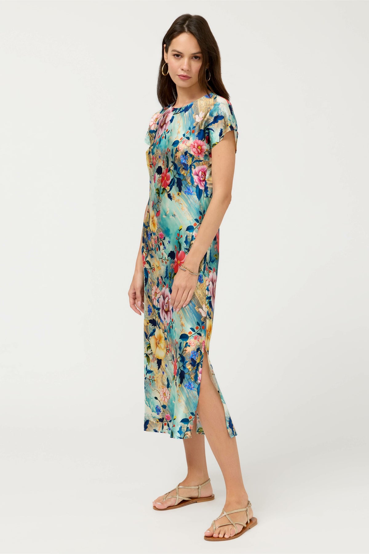 RYU BIAS DOLMAN DRESS