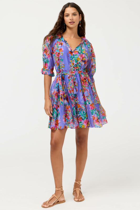 SUZY TIERED MINI DRESS