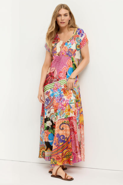PATCHWORK DRESS