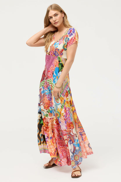 PATCHWORK DRESS