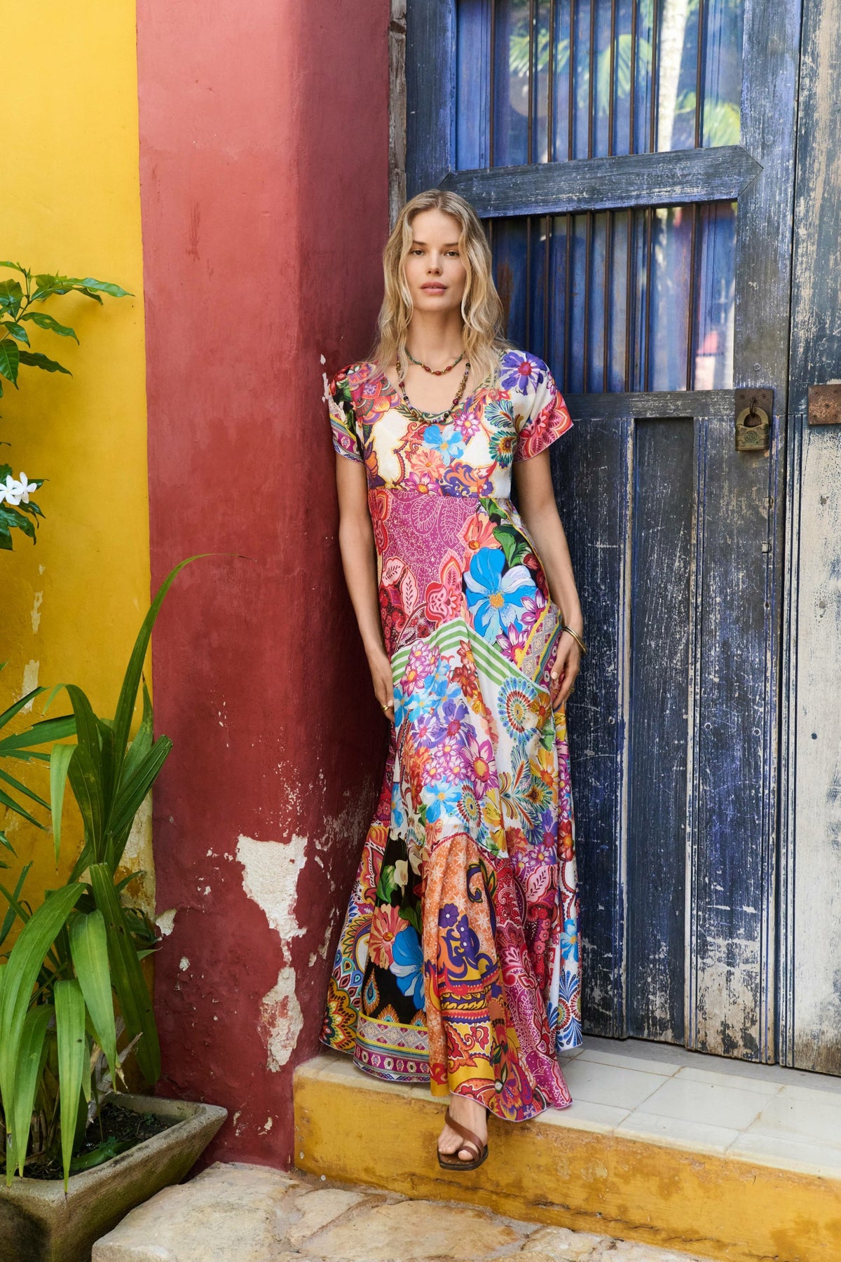 PATCHWORK DRESS