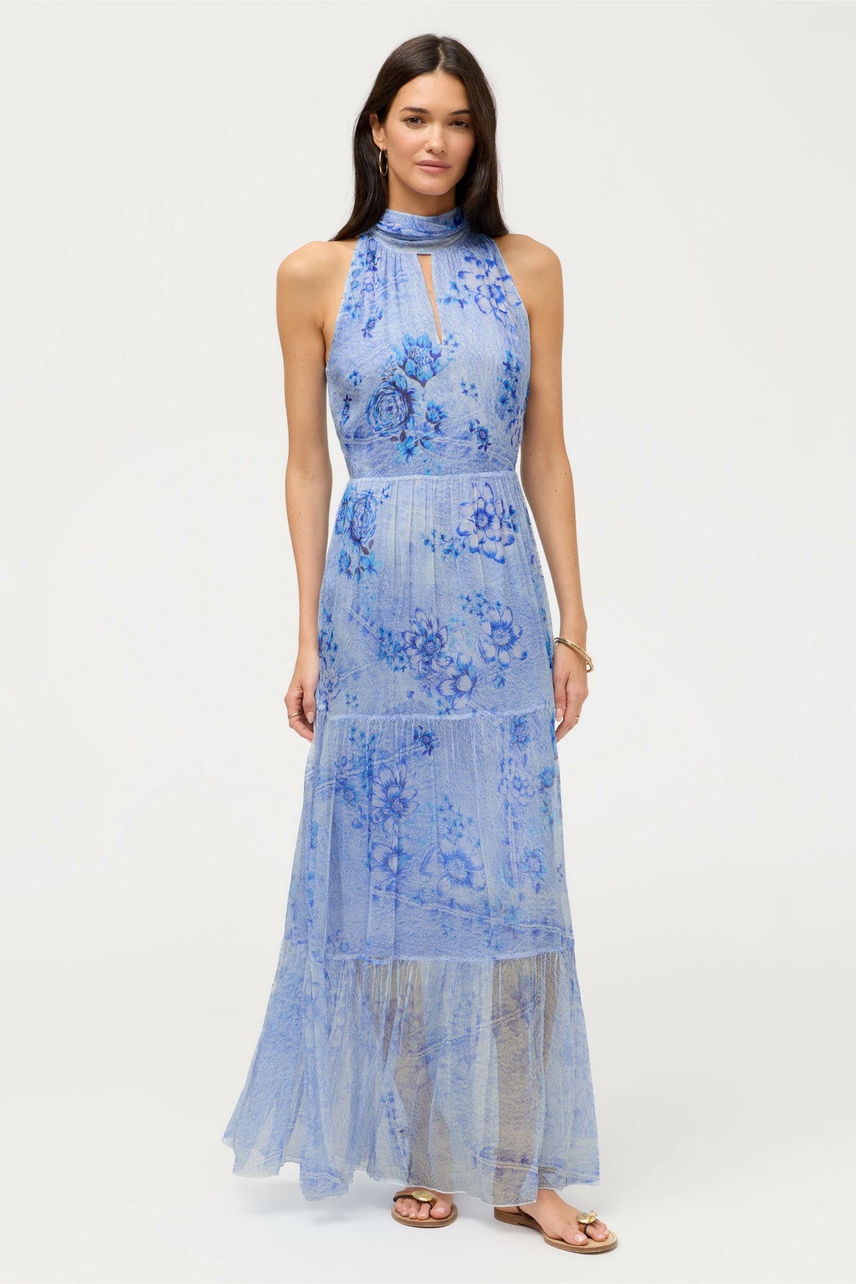 RIONA HALTER MAXI DRESS