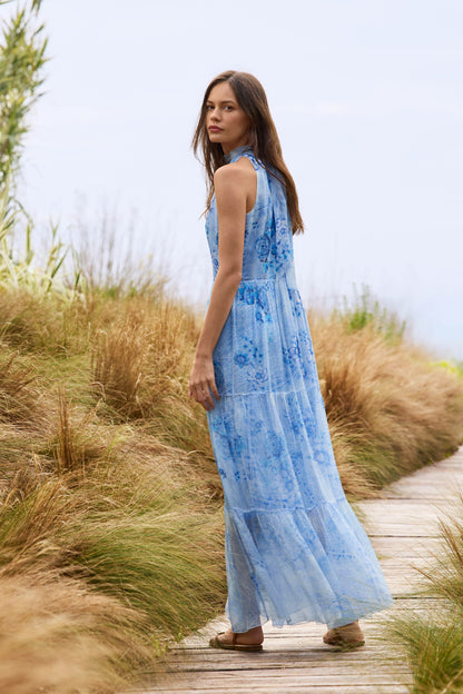 RIONA HALTER MAXI DRESS