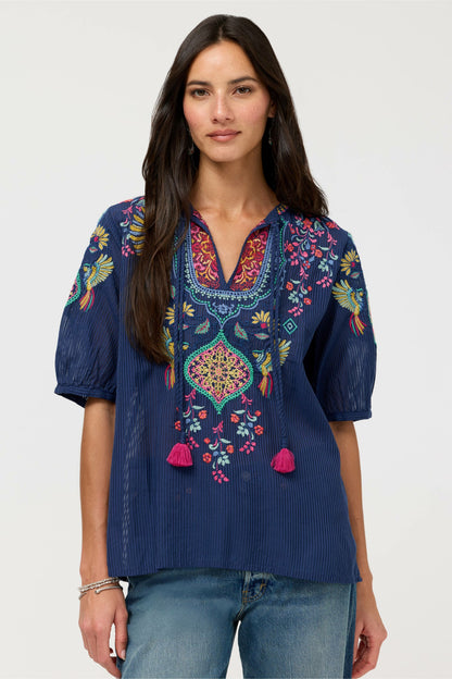 MARGOT SHORT SLEEVE BLOUSE