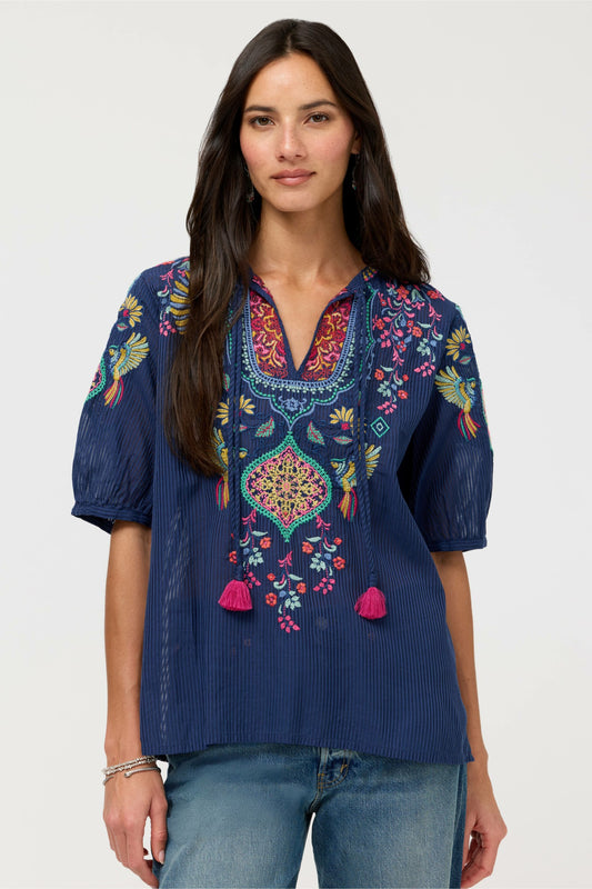 MARGOT SHORT SLEEVE BLOUSE