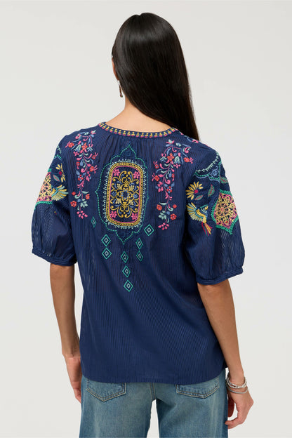 MARGOT SHORT SLEEVE BLOUSE