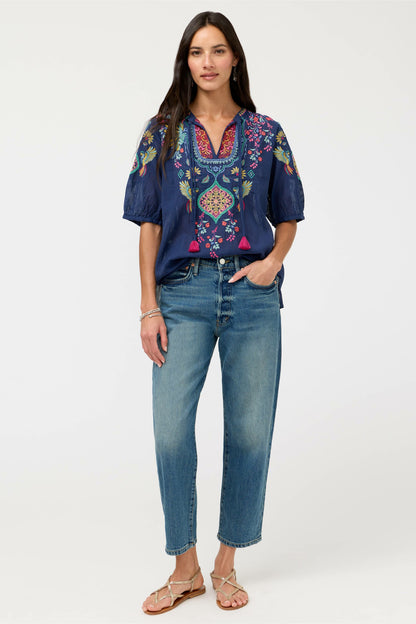 MARGOT SHORT SLEEVE BLOUSE