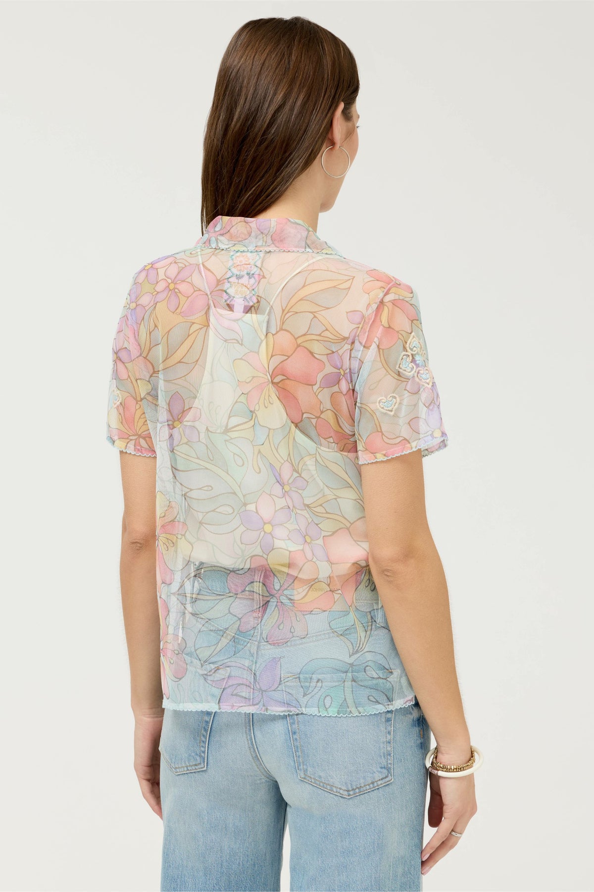 DELLUCI MESH CAMP SHIRT
