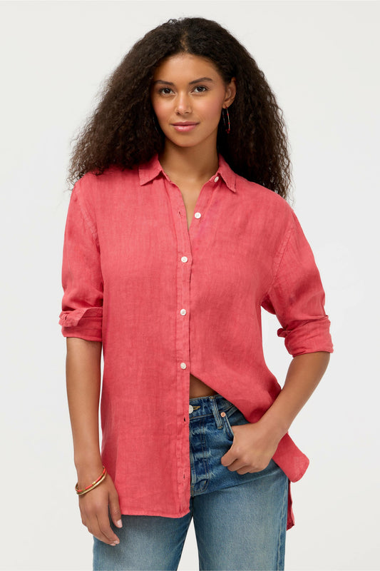 LINEN BUTTON DOWN SHIRT