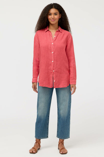 LINEN BUTTON DOWN SHIRT