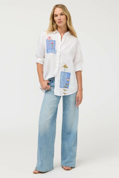 JW X ASHLEY PERCIVAL OVERSIZED SHIRT