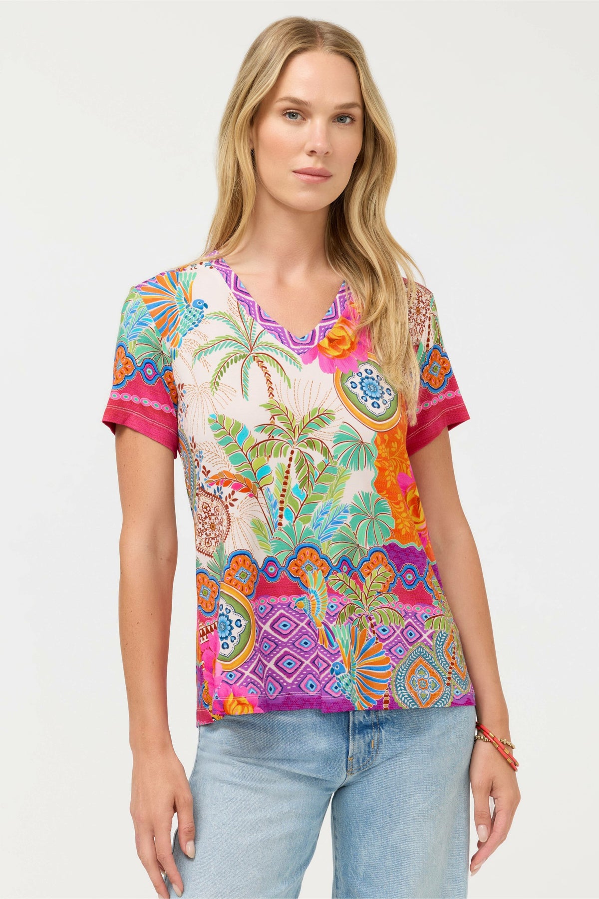 The Janie Favorite Short Sleeve V-Neck Tee