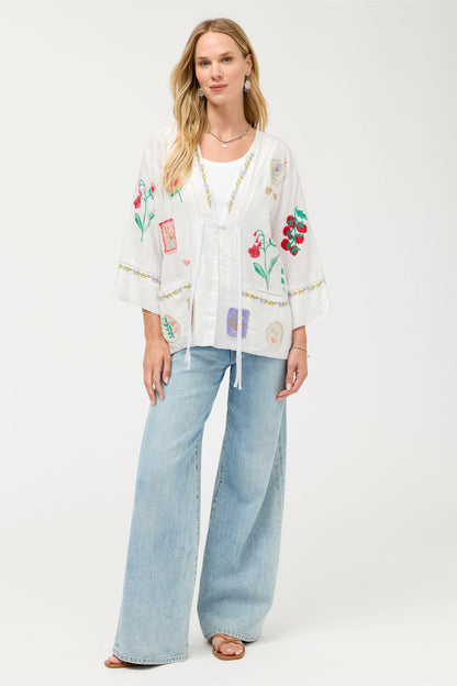 WIDE HEM KIMONO