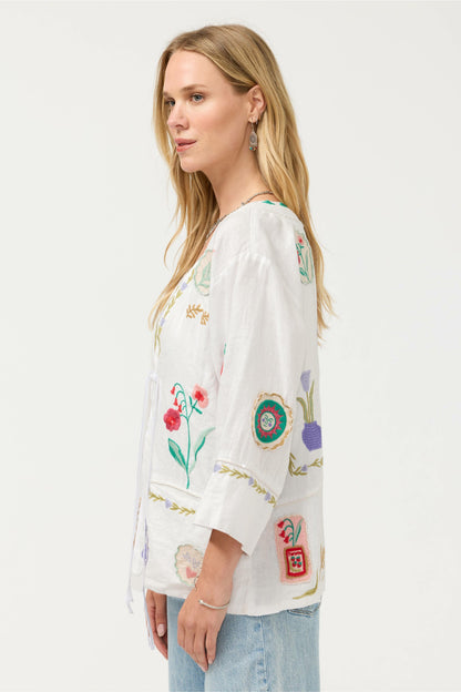 WIDE HEM KIMONO
