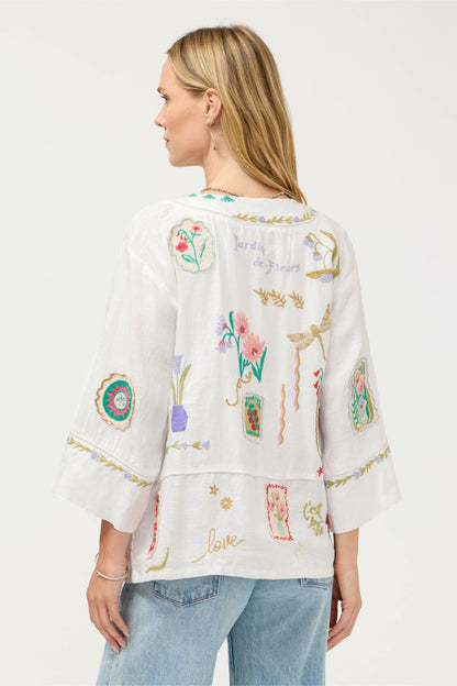 WIDE HEM KIMONO