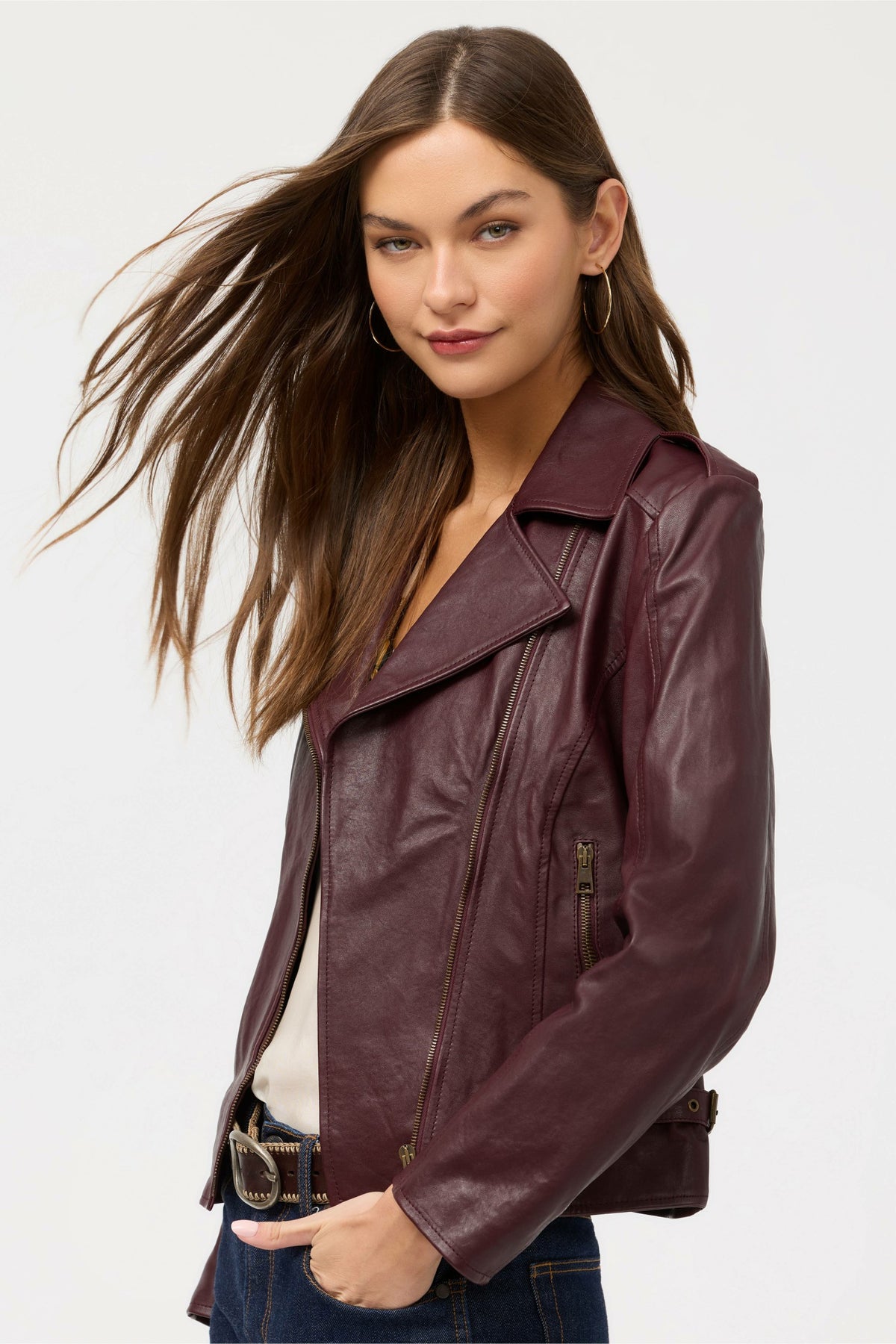 ITALIAN LEATHER MOTO JACKET