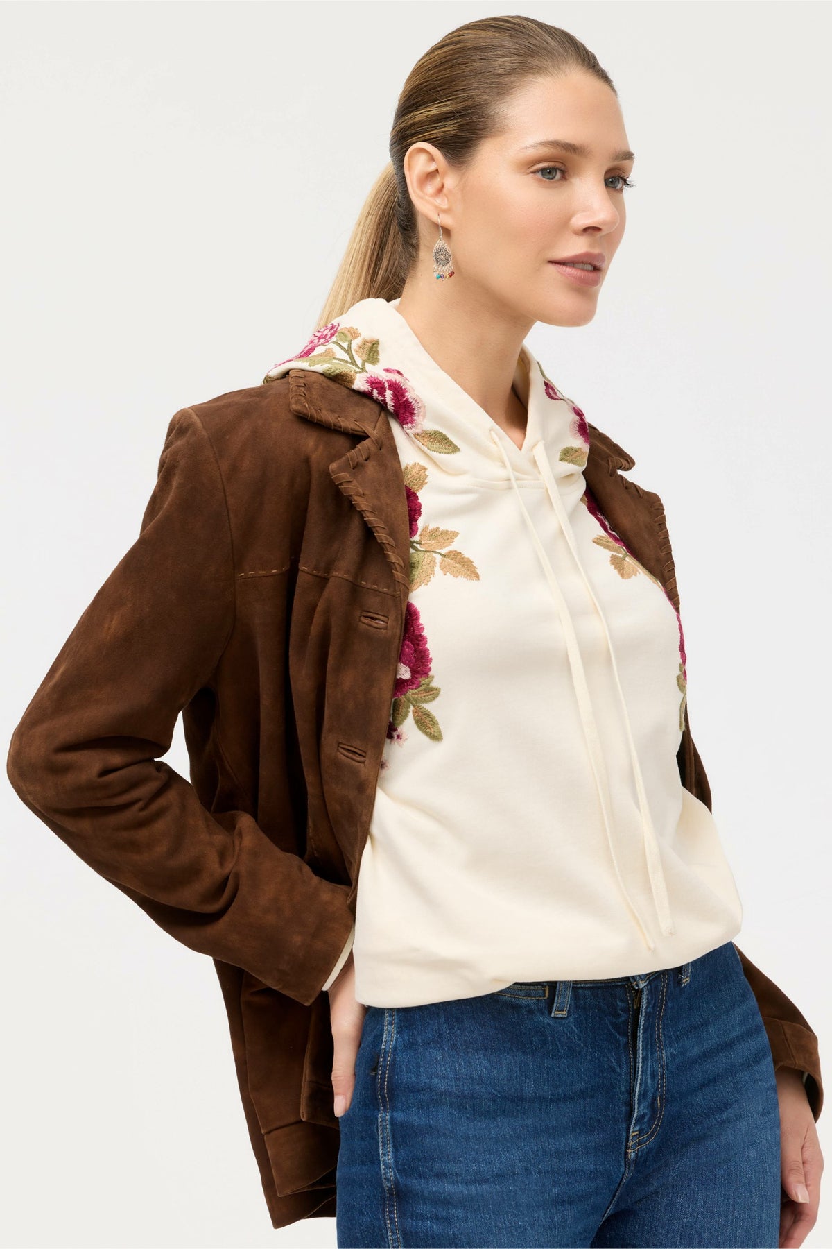 MEHDI HOODED SWEATSHIRT TUNIC