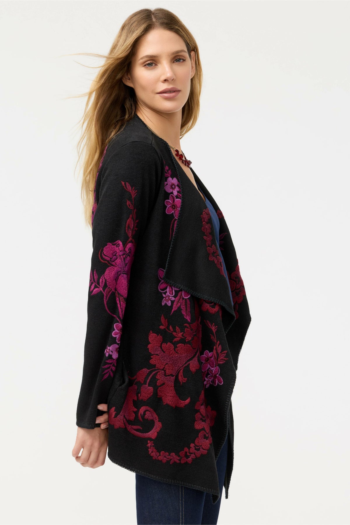BIYA DRAPED SWEATER