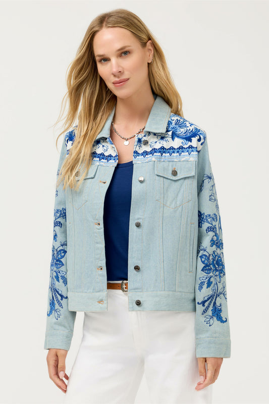 BANDANA DENIM JACKET