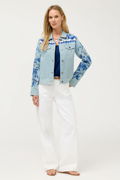 BANDANA DENIM JACKET