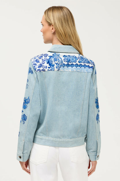 BANDANA DENIM JACKET
