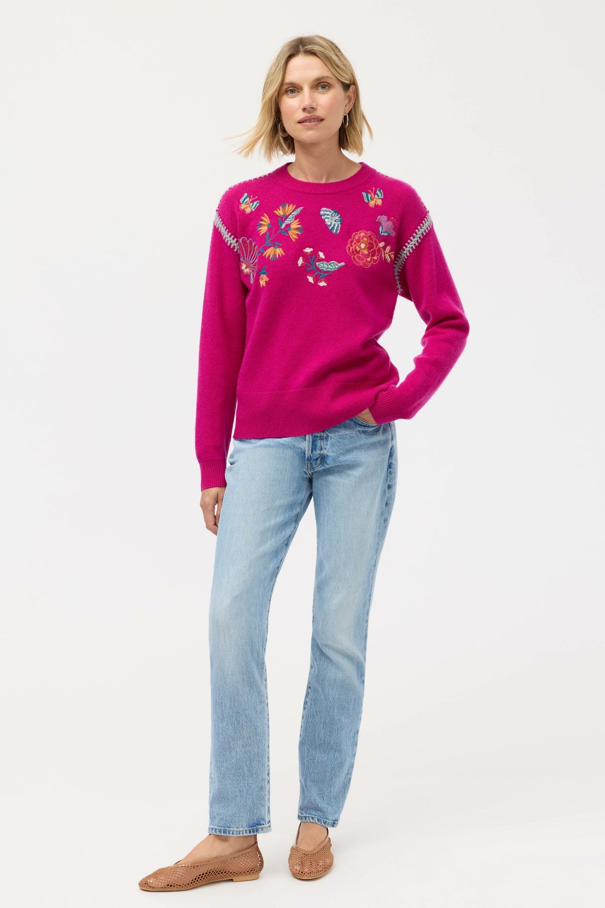 THE CREW NECK WHIPSTITCH PULLOVER