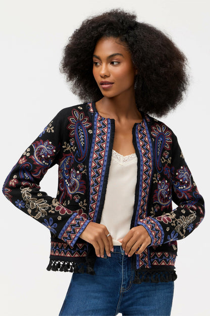 KATIUSKA SHORT FRINGE JACKET