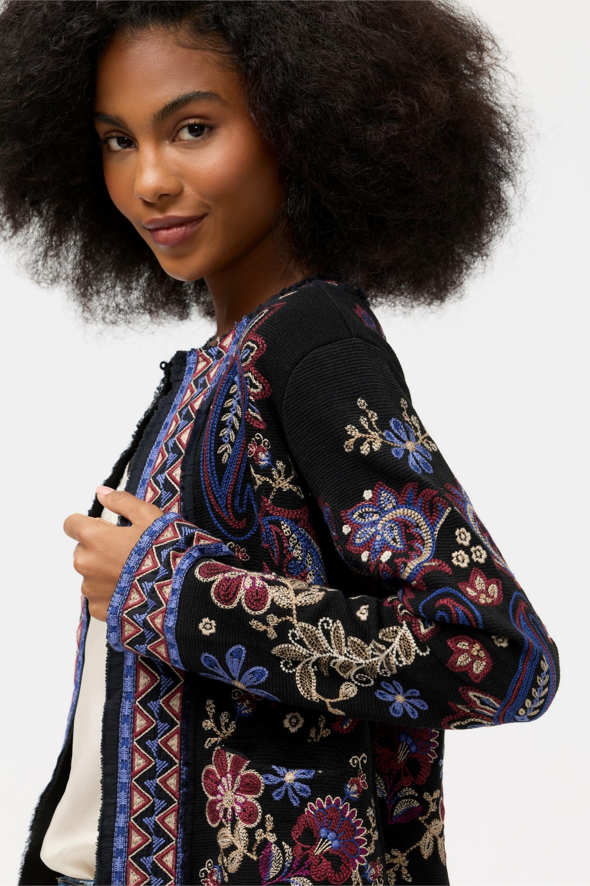 KATIUSKA SHORT FRINGE JACKET
