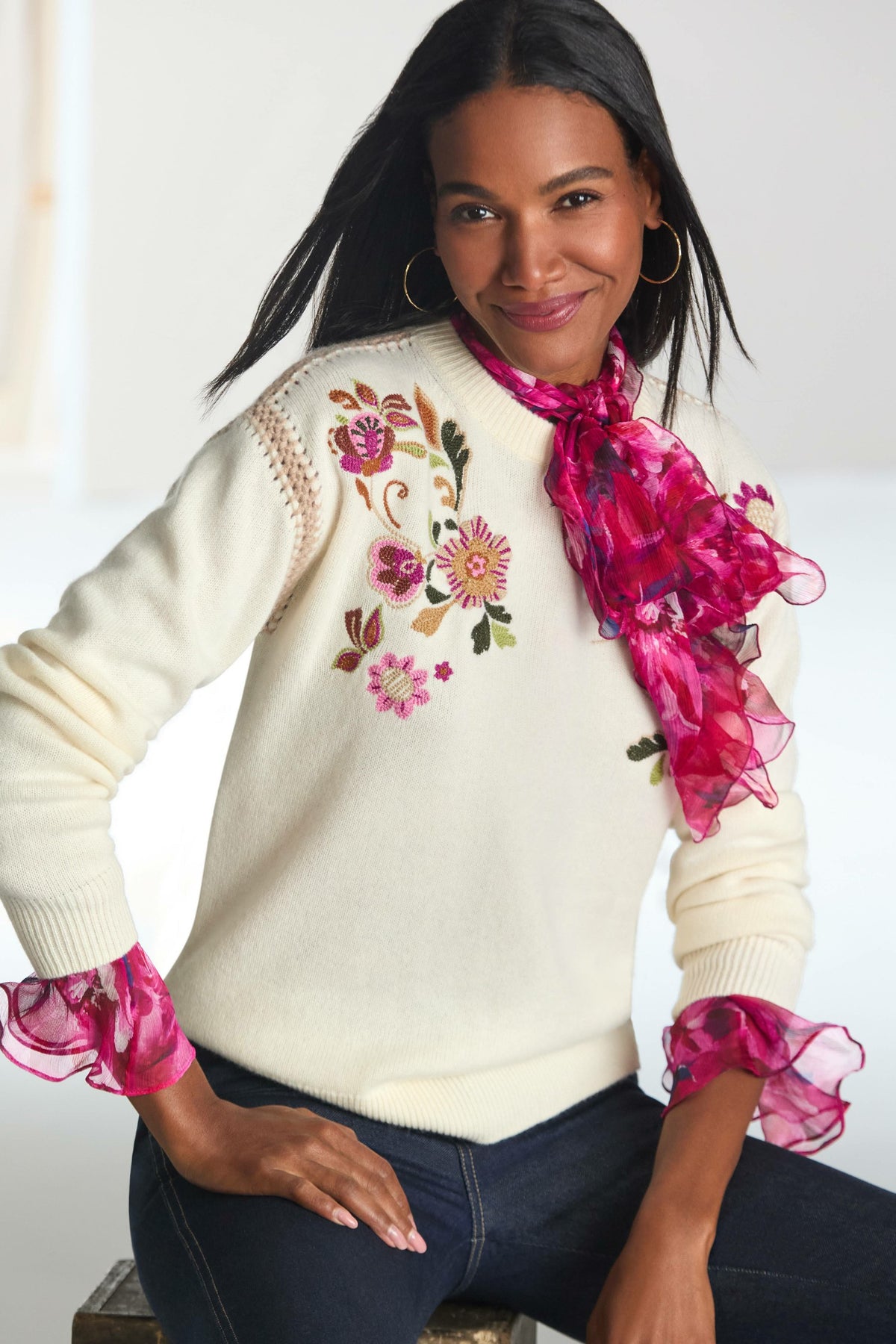 THE CREW NECK WHIPSTITCH PULLOVER