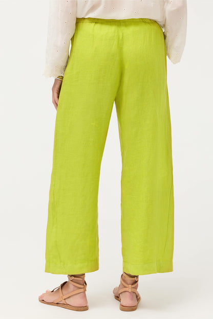 CROPPED LINEN PANT