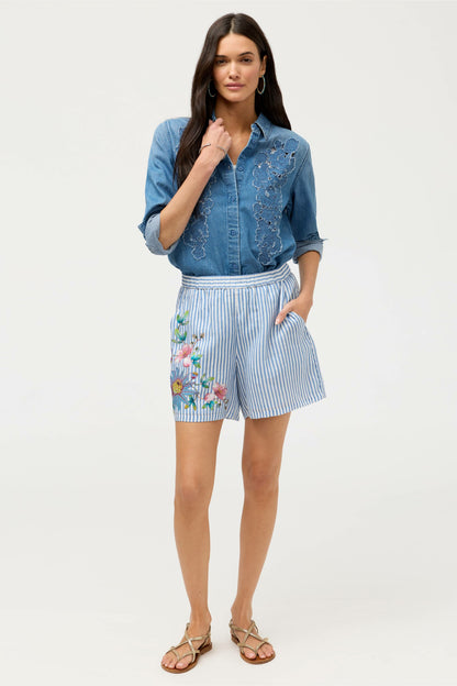 ORLAYA STRIPE SHORT